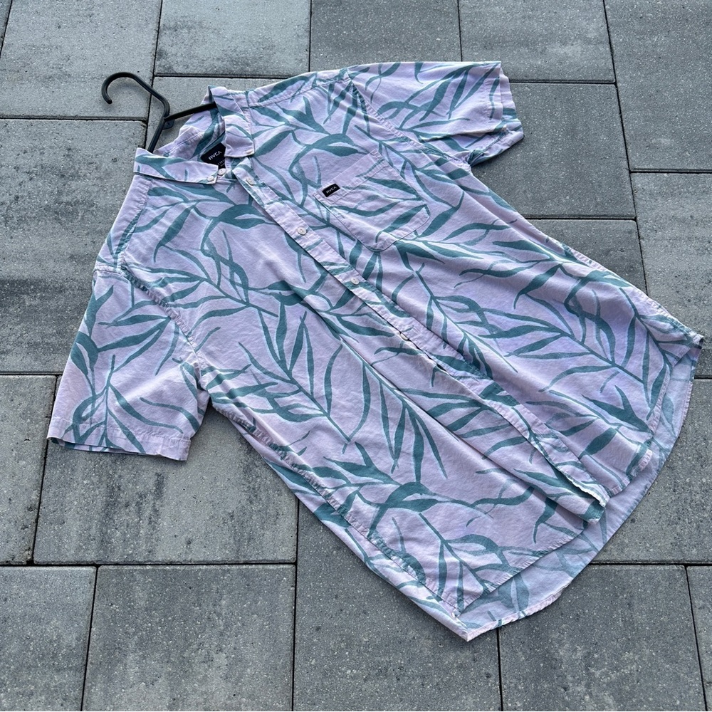 RVCA Slim Fit Button Up Shirt
